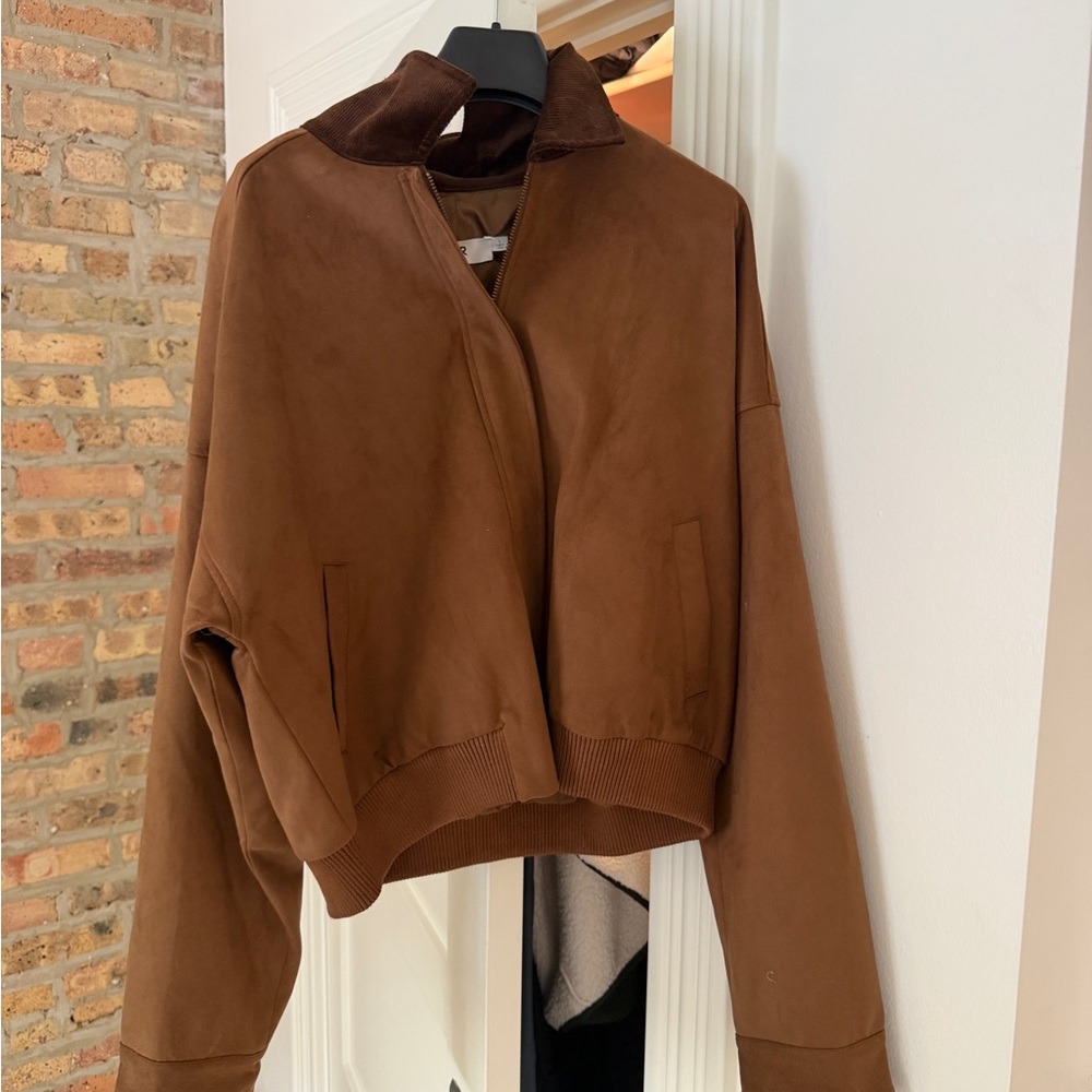 Astr Tan “Sorine” Bomber Jacket - Picture 2 of 5